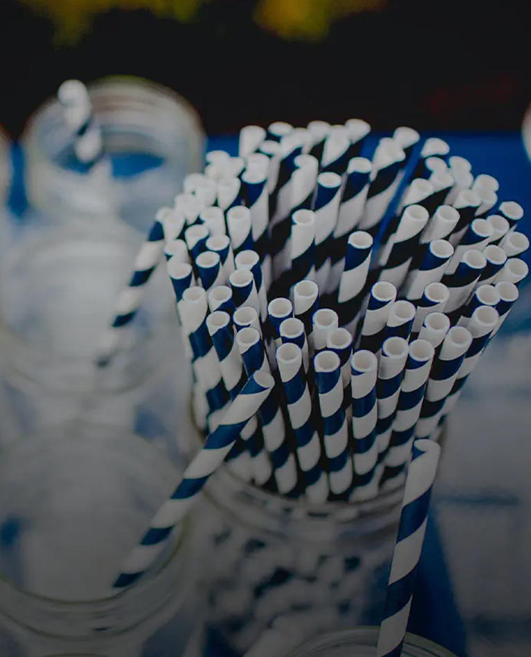 How to provide recycling rate of plastic straws